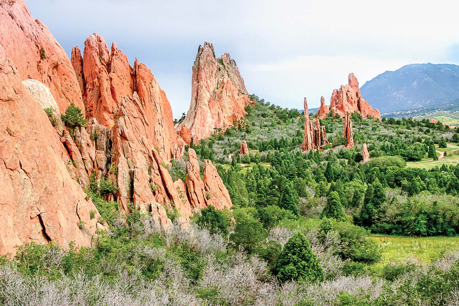 Garden of the Gods Colorados Front Range cities straddle the space between the - photo 7