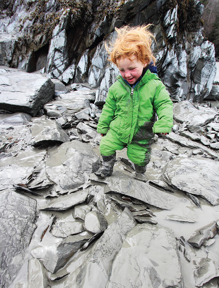 Along Turnagain Arm Lituya revels in the possibilities of mud Mount - photo 14