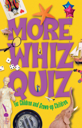 Cork West Branch of the NPC - More Whiz Quiz: For Children and Grown-up Children