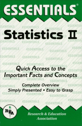 Emil Milewski - Statistics II Essentials