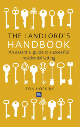 Leon Hopkins - The Landlords Handbook: An Essential Guide to Successful Residential Letting
