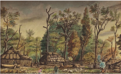 Durundur homestead painted by Charles Archer in 1843 The bark roofing was - photo 4