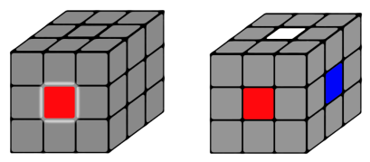 E dge Cubie In total there are twelve edge cubies with two colors on each If - photo 13