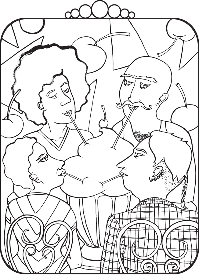 The Big Gay Alphabet Coloring Book - photo 17