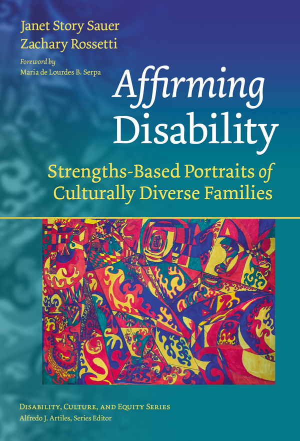 DISABILITY CULTURE AND EQUITY SERIES Alfredo J Artiles Series Editor - photo 1