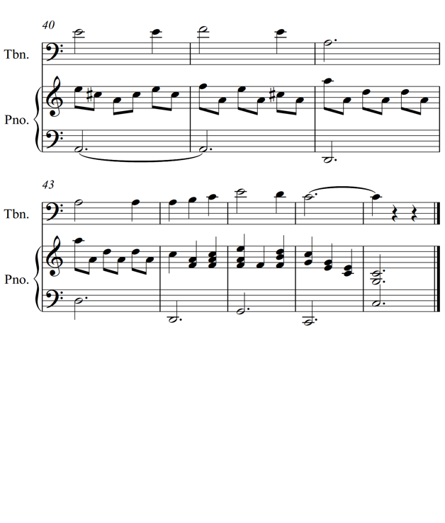 Minuet in G Major Trombone M - photo 14