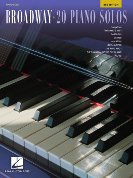 Hal Leonard Corp. - Broadway: 20 Piano Solos