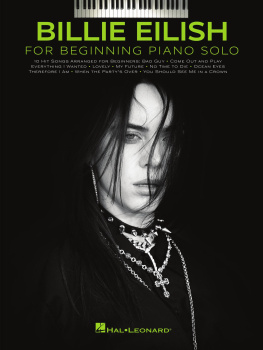 Billie Eilish - Billie Eilish for Beginning Piano Solo