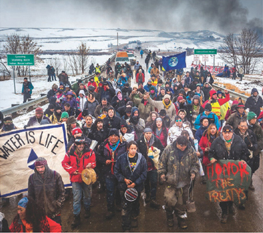 A months-long demonstration against the Dakota Access Pipeline in North Dakota - photo 3