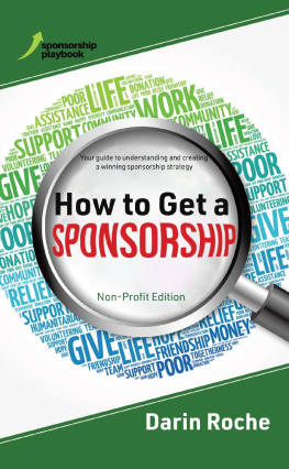 Darin Roche How to Get a Sponsorship: Non-Profit Edition