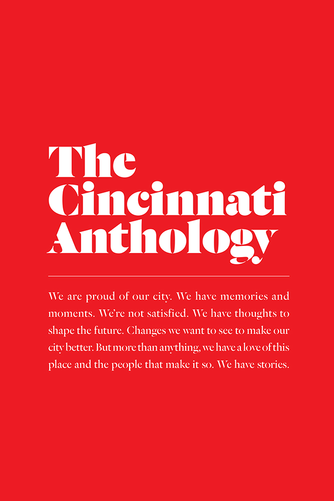 The Cincinnati Anthology Edited By Zan McQuade The Cincinnati Anthology - photo 1