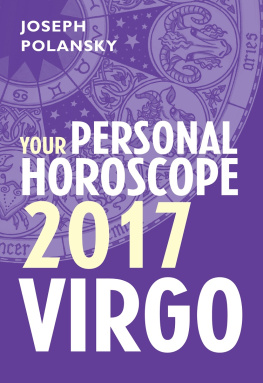 Joseph Polansky Virgo 2017: Your Personal Horoscope