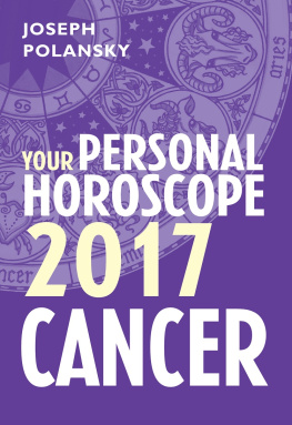 Joseph Polansky Cancer 2017: Your Personal Horoscope