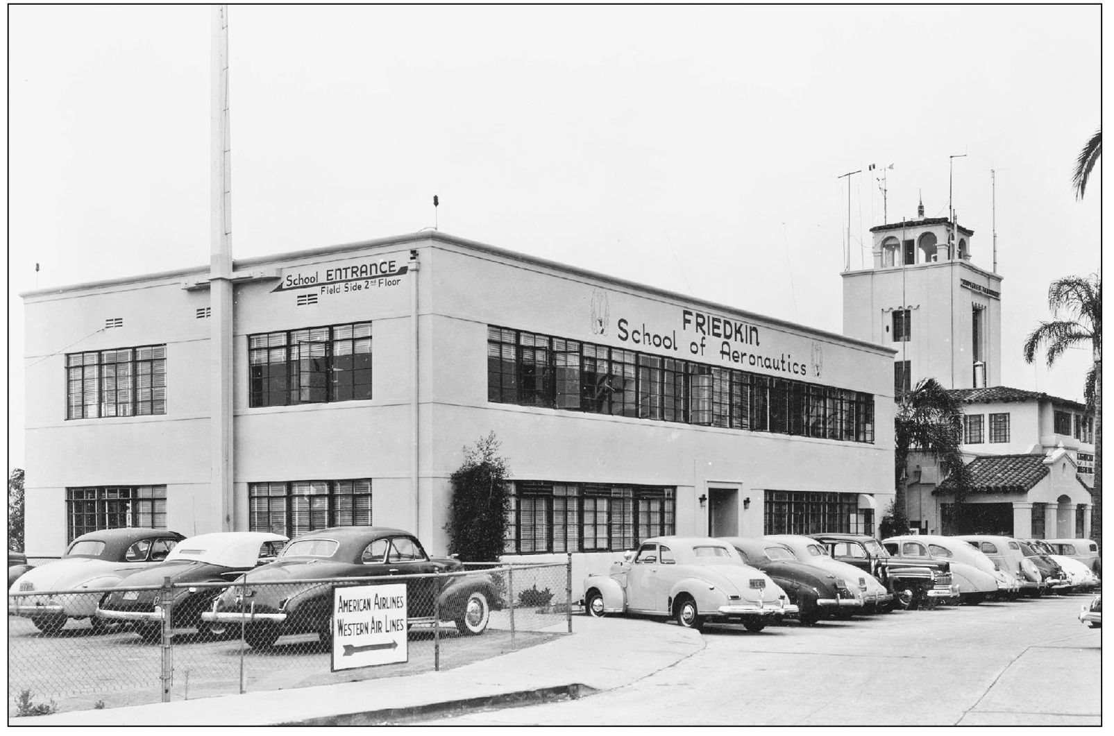 Here is a view of the Friedkin School of Aeronautics at Lindbergh Field taken - photo 11