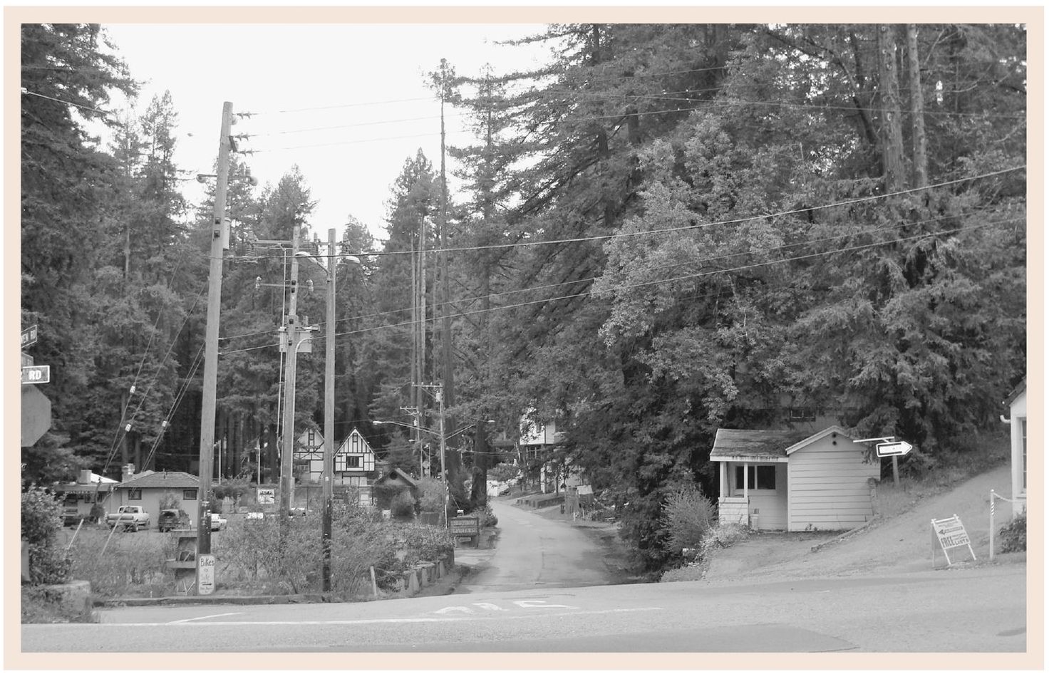 The photograph taken in 1909 is facing north from the railroad tracks into - photo 12