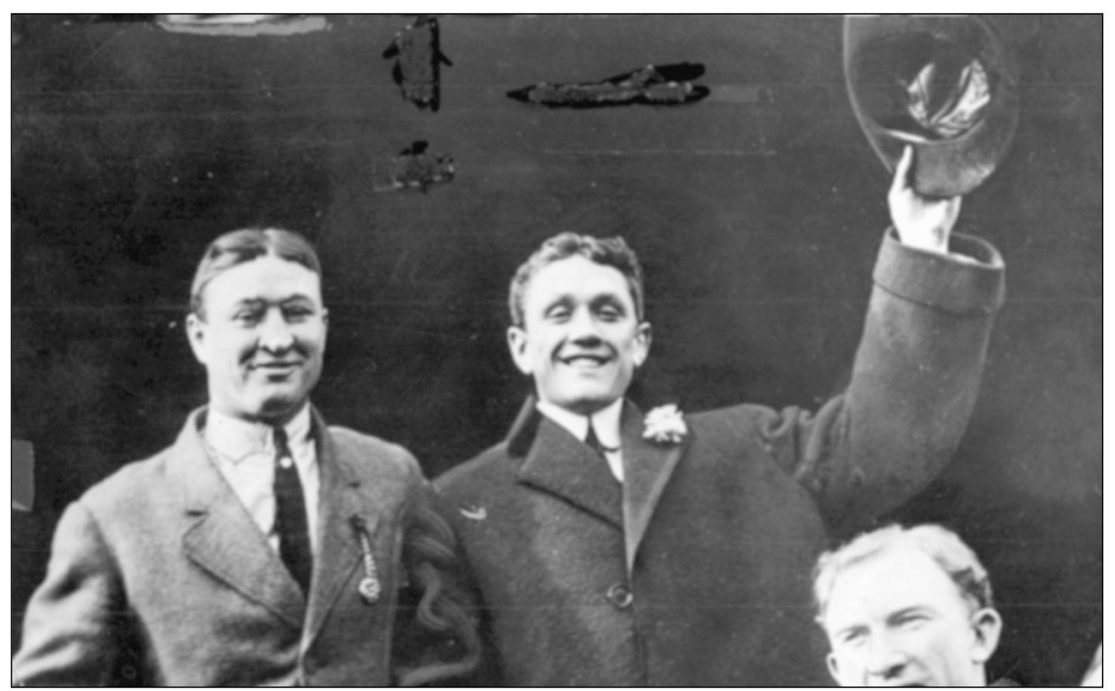 JOHNNY KILBANE AND JIMMY DUNN IN A VICTORY PARADE AFTER WINNING THE - photo 5