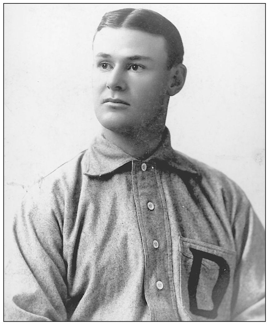 Sam Crawford 1903 Properly attired with his hair slicked back and jersey - photo 5