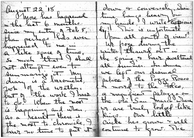 This and facing page Excerpt from a diary entry by Robert W Bates August 22 - photo 3