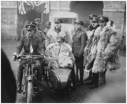 Drivers of Red Cross Section One in Milan December 1917 Library of Congress - photo 5