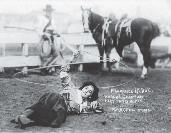 Florence LaDue fancy roping 1912 Calgary Stampede Thank you for purchasing - photo 11