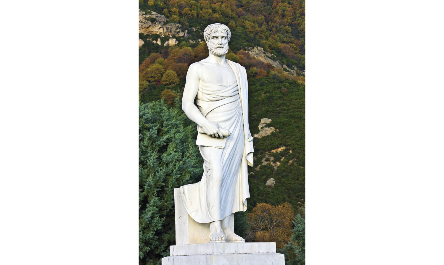 A statue of Aristotle at his birthplace at Stageira Greece Not only did he - photo 5
