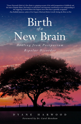 Dyane Harwood Birth of a New Brain: Healing from Postpartum Bipolar Disorder