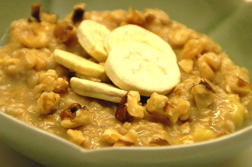 Simple healthy and delicious banana walnut oatmeal that almost tastes like - photo 9