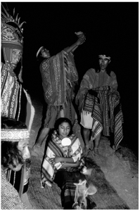 Quechua villagers reenact an Inca ceremony involving the simulated sacrifice of - photo 7