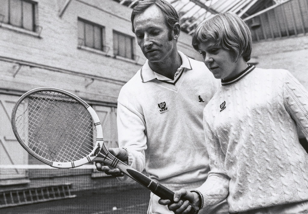 Aged 12 getting tips from the great Rod LaverThis is how I will always - photo 9