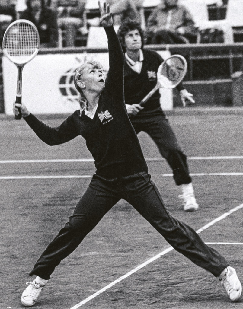 Playing for Great Britain with Virginia Wade These were my proudest moments - photo 13