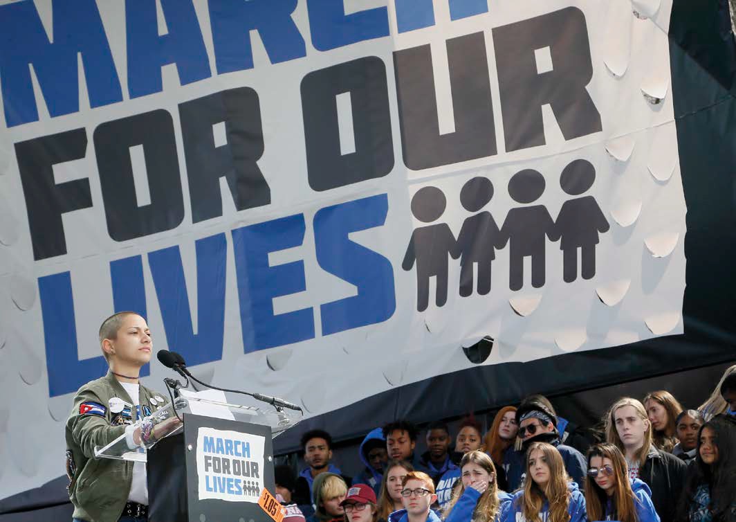 The March for Our Lives movement which was started by survivors of a high - photo 2