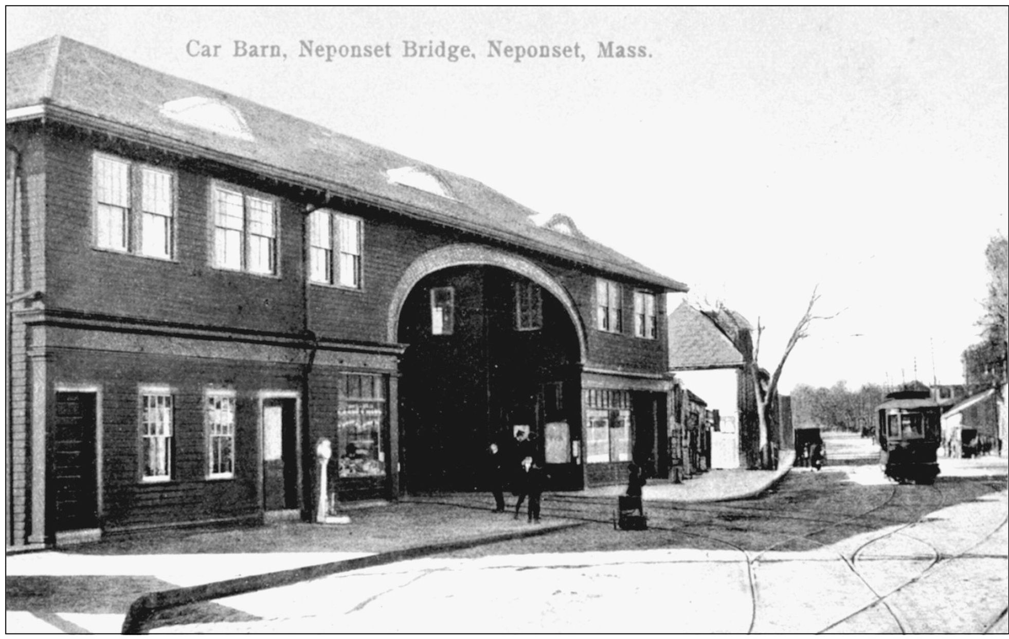 NEPONSET CAR BARN The car barn which housed cars at night was owned by the - photo 10