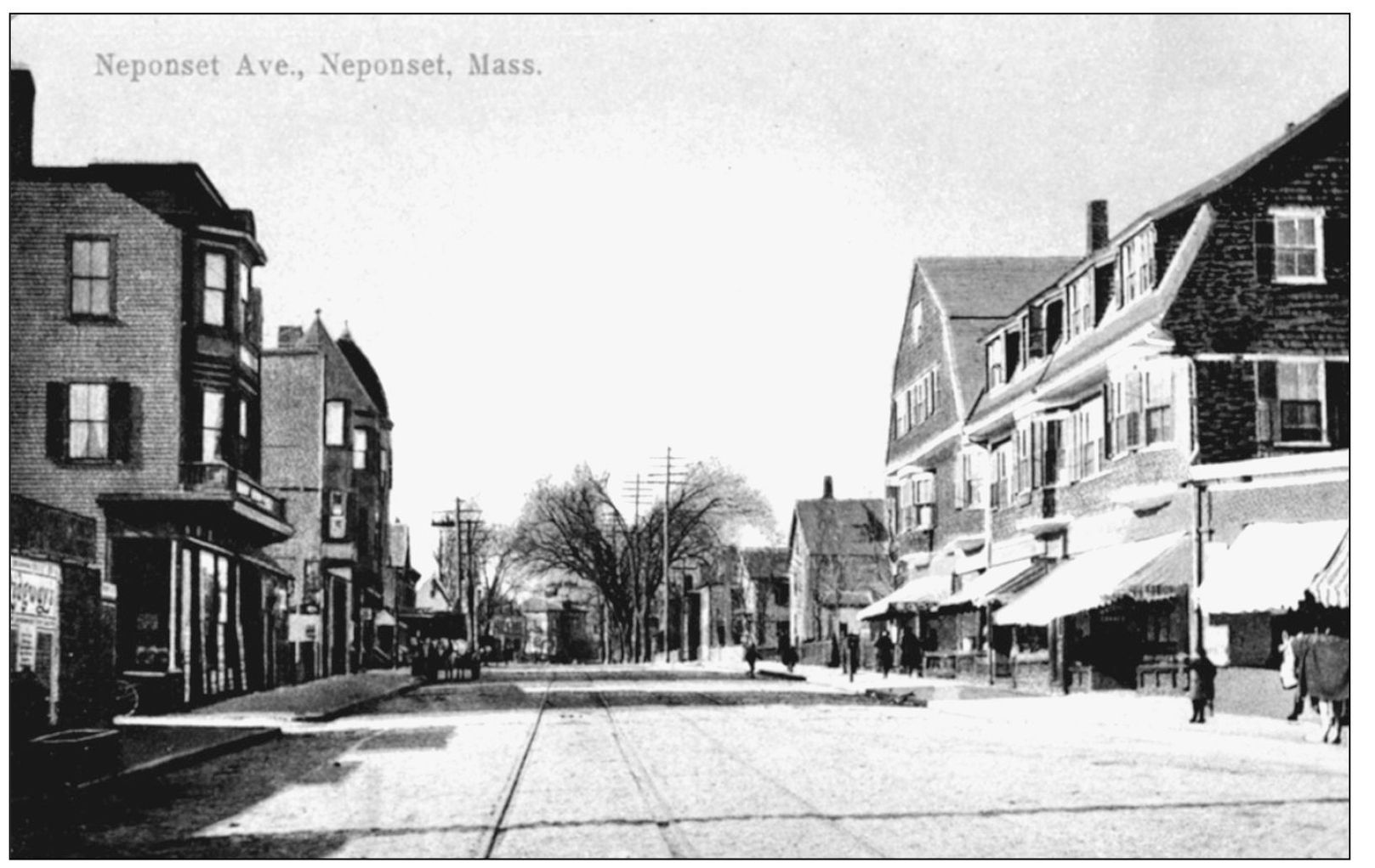 NEPONSET AVENUE The trolley tracks ran north along Neponset Avenue past the - photo 11