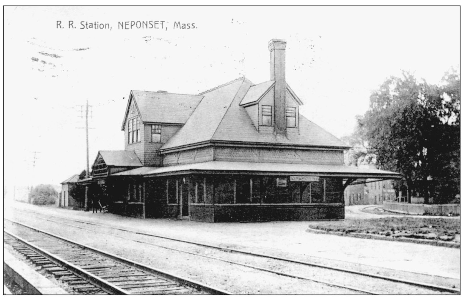 NEPONSET RAILROAD STATION In 1842 there was strong opposition to railroads - photo 15