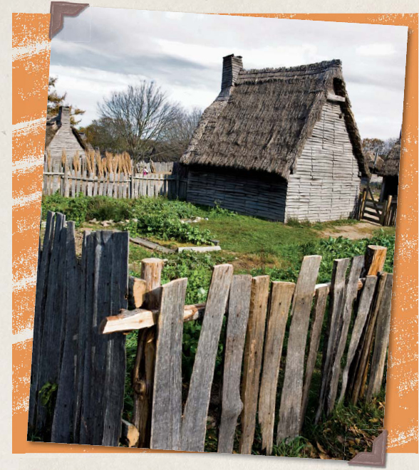 This is a replica of a traditional Pilgrim settlers home at Plimoth Plantation - photo 8