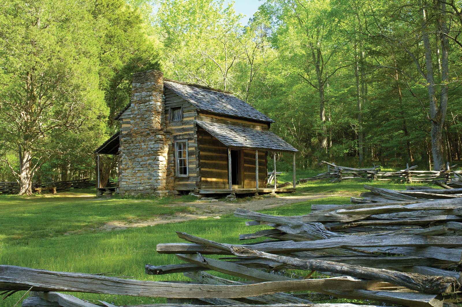 John Oliver Place in Cades Cove Great Smoky Mountains Hattie Bs in - photo 12