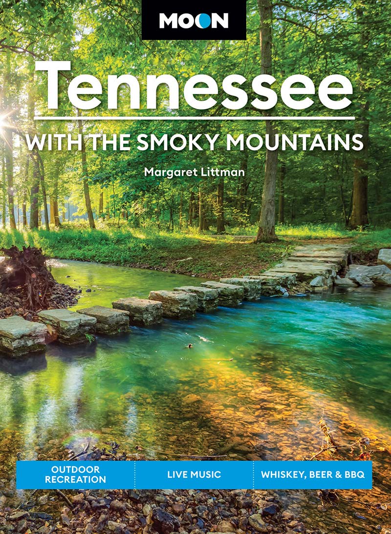 Moon Tennessee With the Smoky Mountains Outdoor Recreation Live Music Whiskey Beer BBQ - image 1