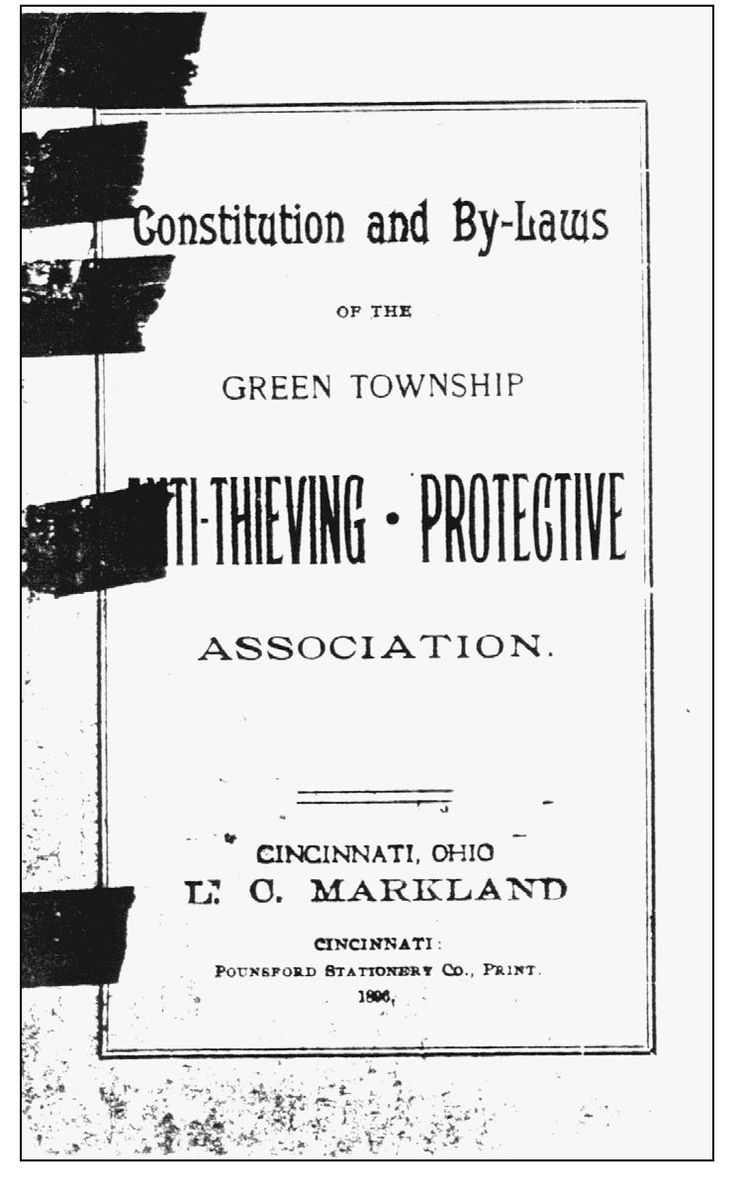 The Anti-Thieving Protective Association had its own constitution and by-laws - photo 13