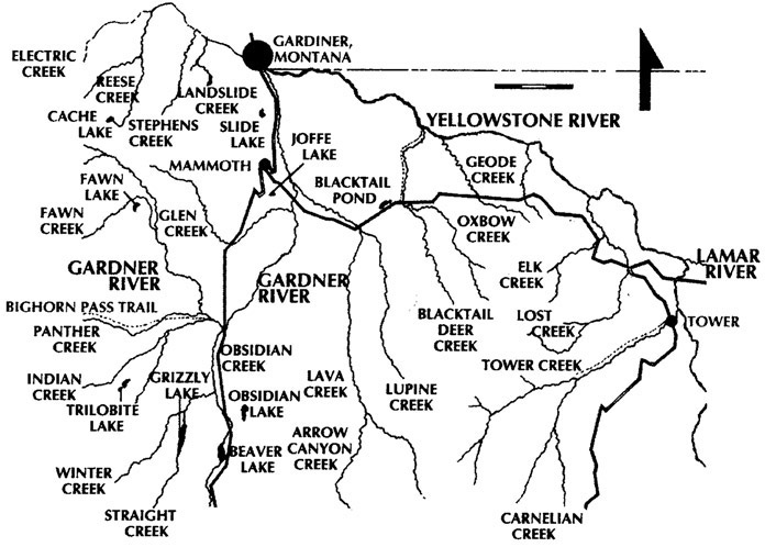 Map 4 Gibbon River Arrow Canyon Creek Map 3 BROOK TROUT - photo 4