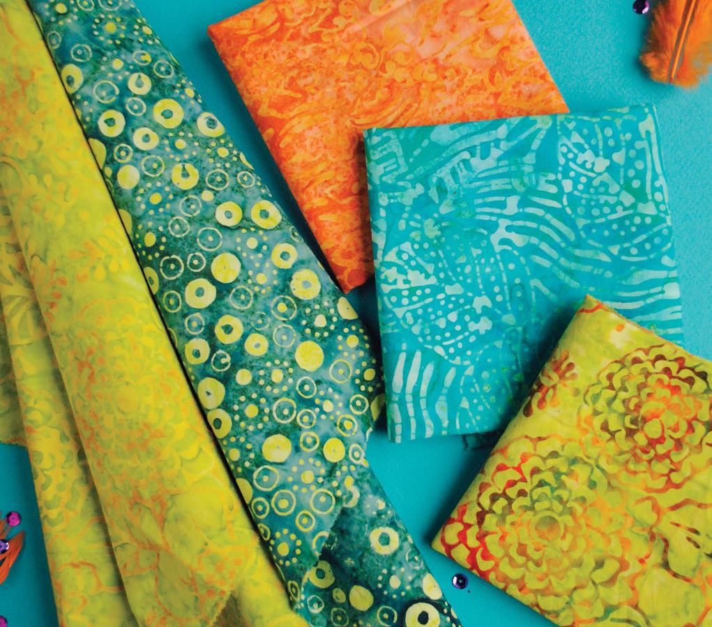 Batik fabrics such as Linda Hahns Canivale fabric collection by Banyan Batiks - photo 5