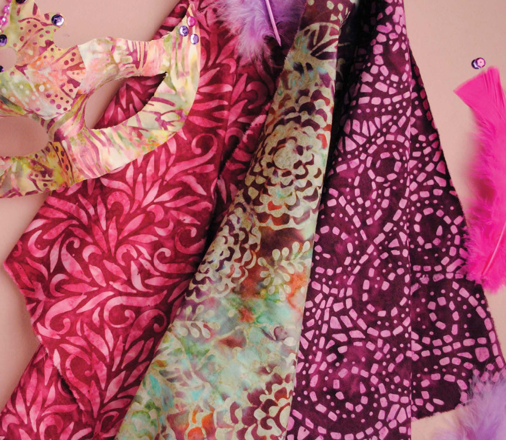 Batik fabrics are an excellent choice for adding color to your quilts - photo 9