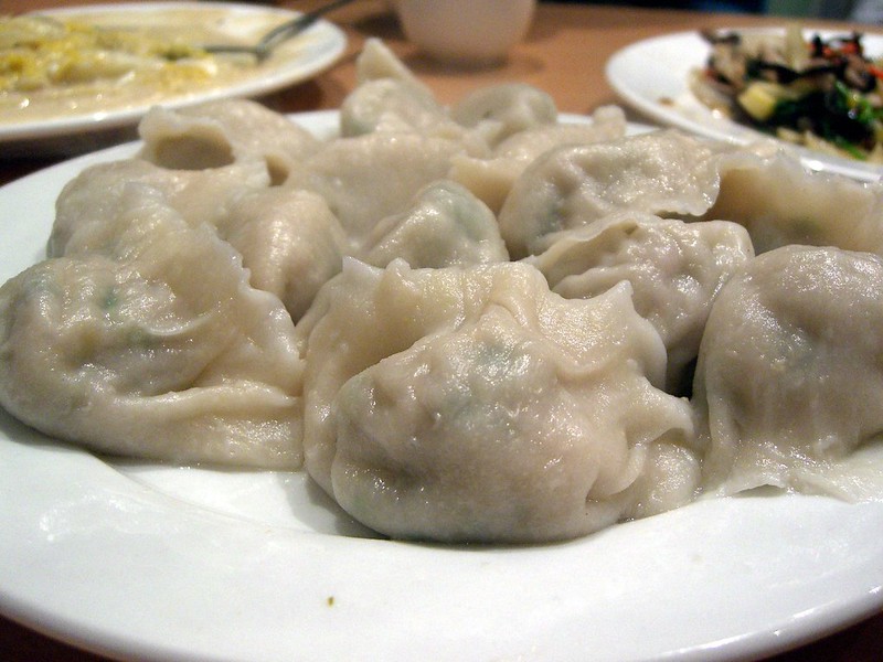 Dumplings with minced pork chops and spring onion filling Serves - photo 6