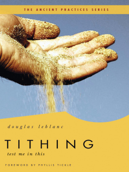 Douglas Leblanc Tithing: Test Me in This