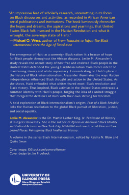 Leslie M. Alexander - Fear of a Black Republic: Haiti and the Birth of Black Internationalism in the United States