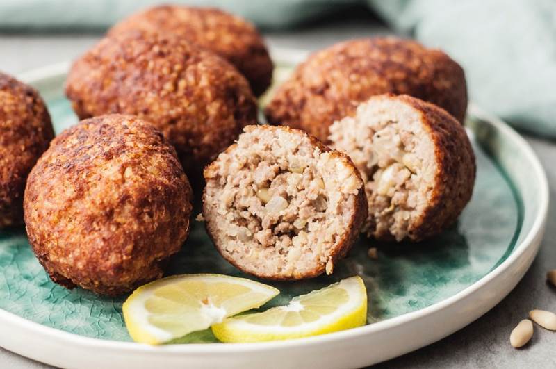 Take your time when shaping the delicate outer kibbeh shell before stuffing it - photo 9