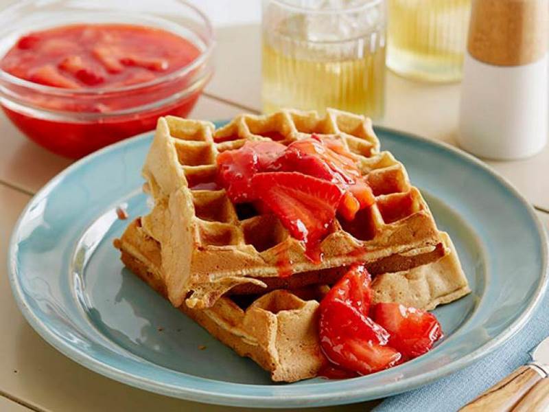 All-time favorites buttermilk waffles get an upgrade with a sweet and syrupy - photo 5