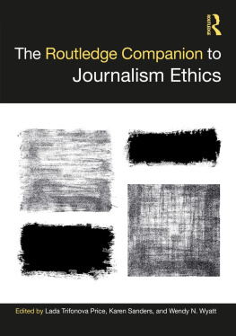 Lada Trifonova Price - The Routledge Companion to Journalism Ethics