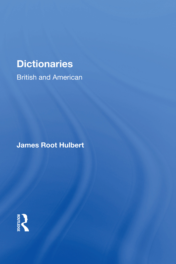 The Language Library Dictionaries British and American THE LANGUAGE LIBRARY - photo 1