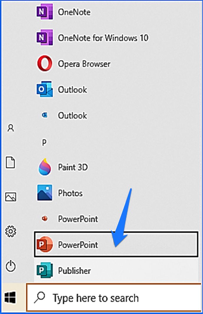 Immediately you click on the PowerPoint on the Microsoft icon you will see the - photo 2