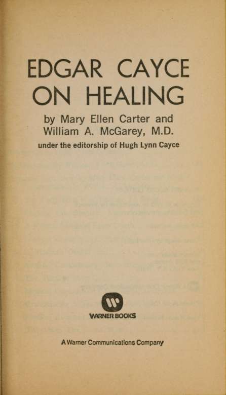 Copyright WARNER BOOKS EDITION Copyright 1972 by Association for Research and - photo 2
